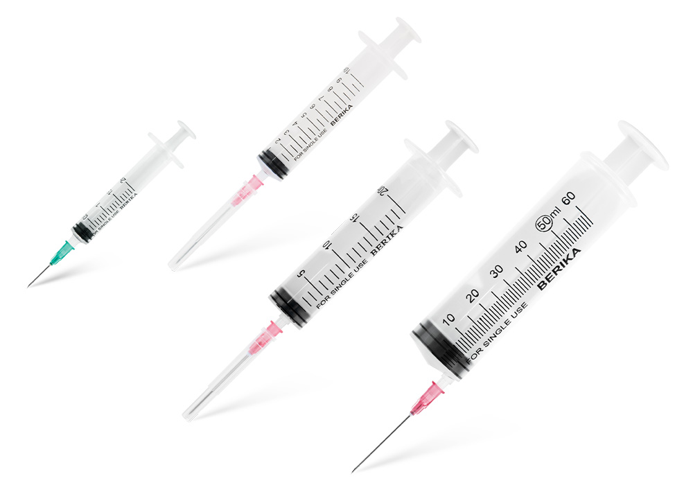 20 ml Pembe Enjektör