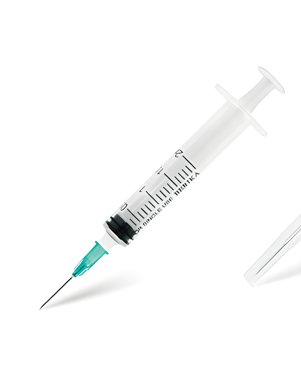 2 cc Kısa Yeşil Enjektör