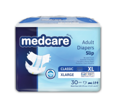 Medcare Yetişkin Hasta Bezi Classic 30'lu XLarge