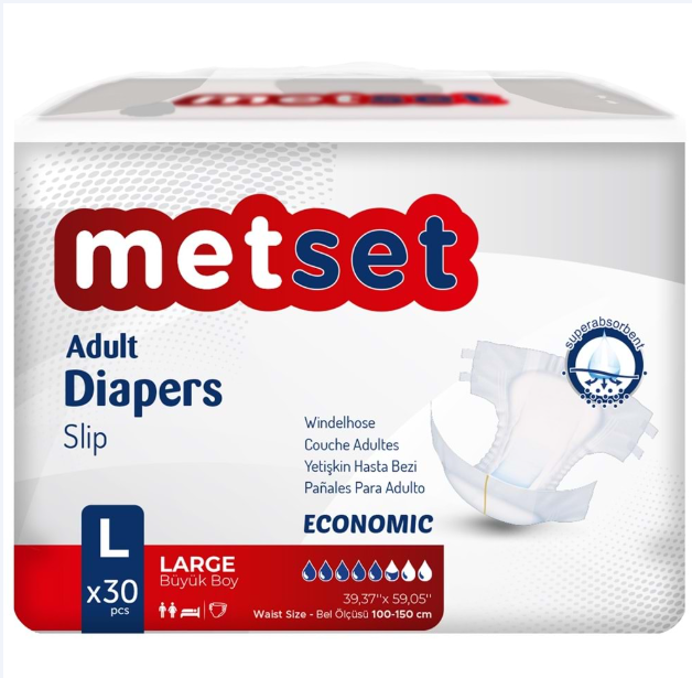 Metset Standart Bel Bantlı Large 30'luk