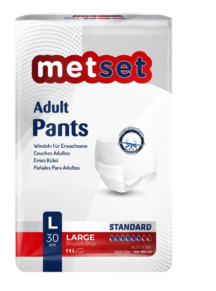 Metset Emici Külot Large 30 'luk
